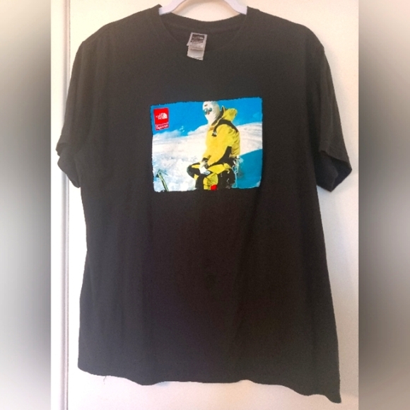 Supreme x The North Face Expedition Black Graphic Photo T-Shirt - Picture 1 of 5